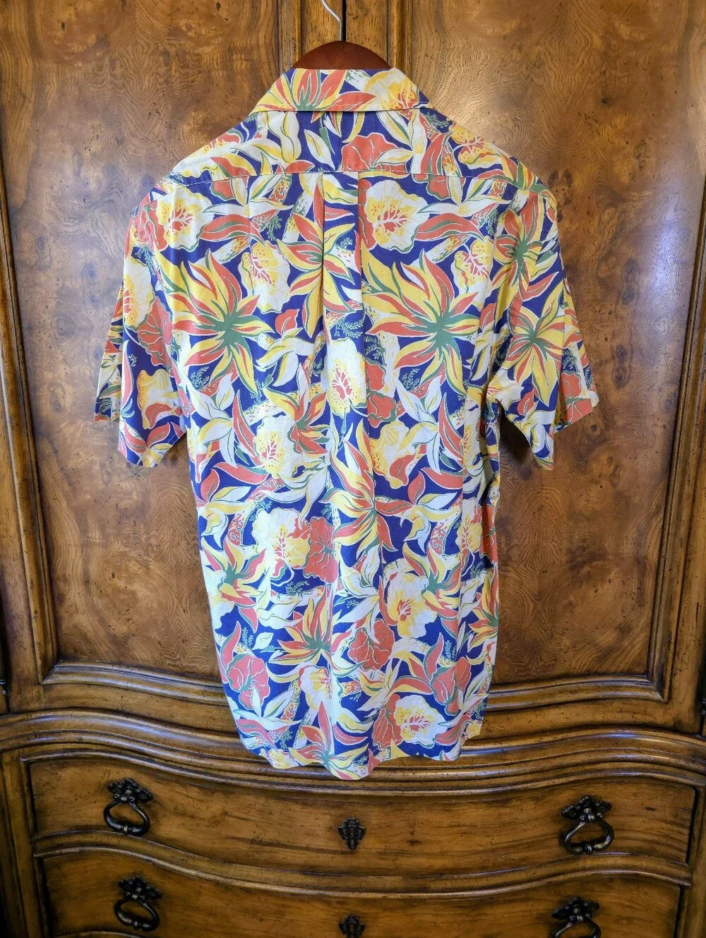 Polo Sport (M) Camp Shirt Yellow/orange